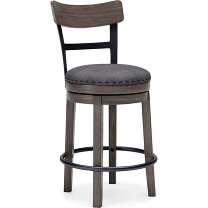 Caitbrook Bar Stool - Gray - (D388-224)