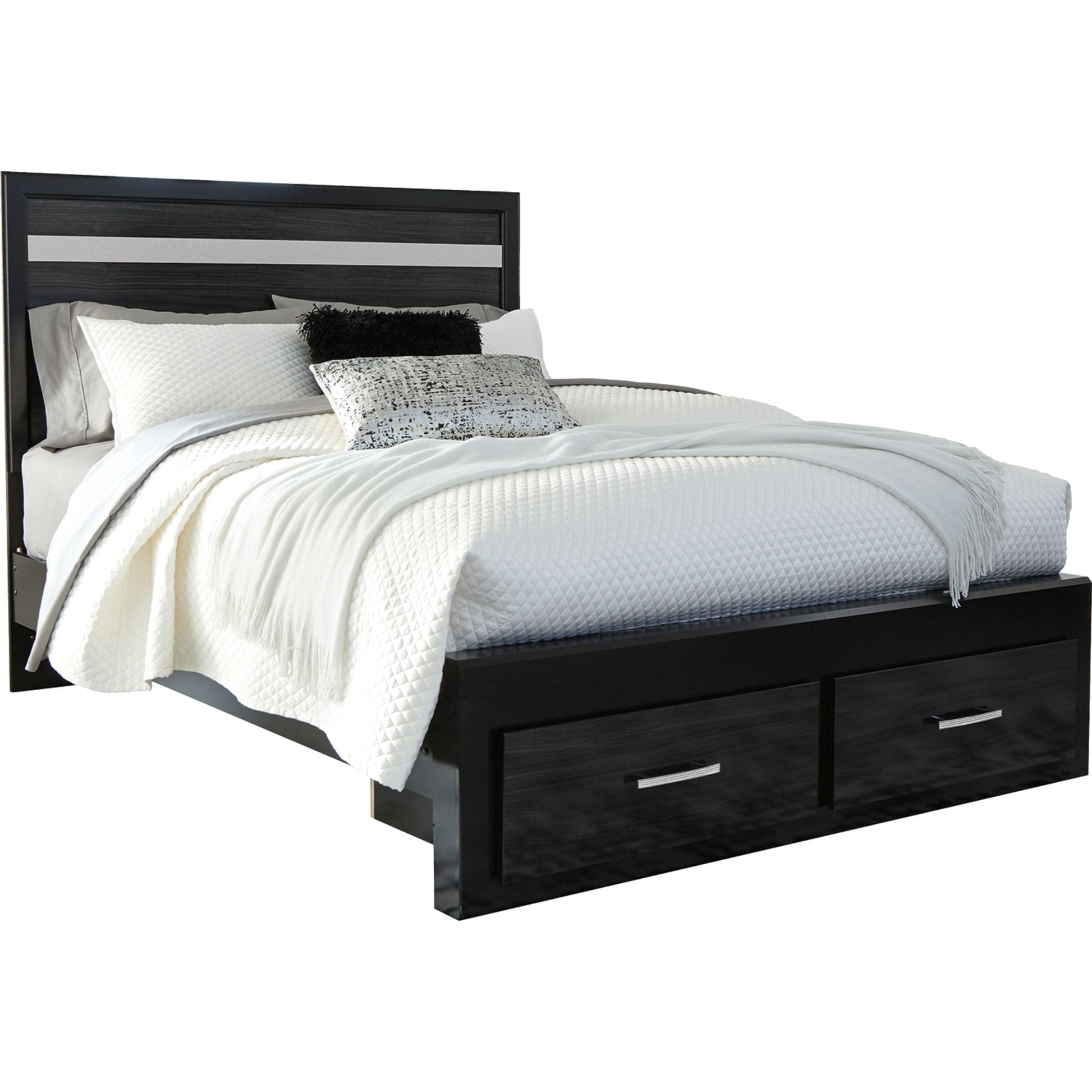 Drake 4 Piece Bed with Storage