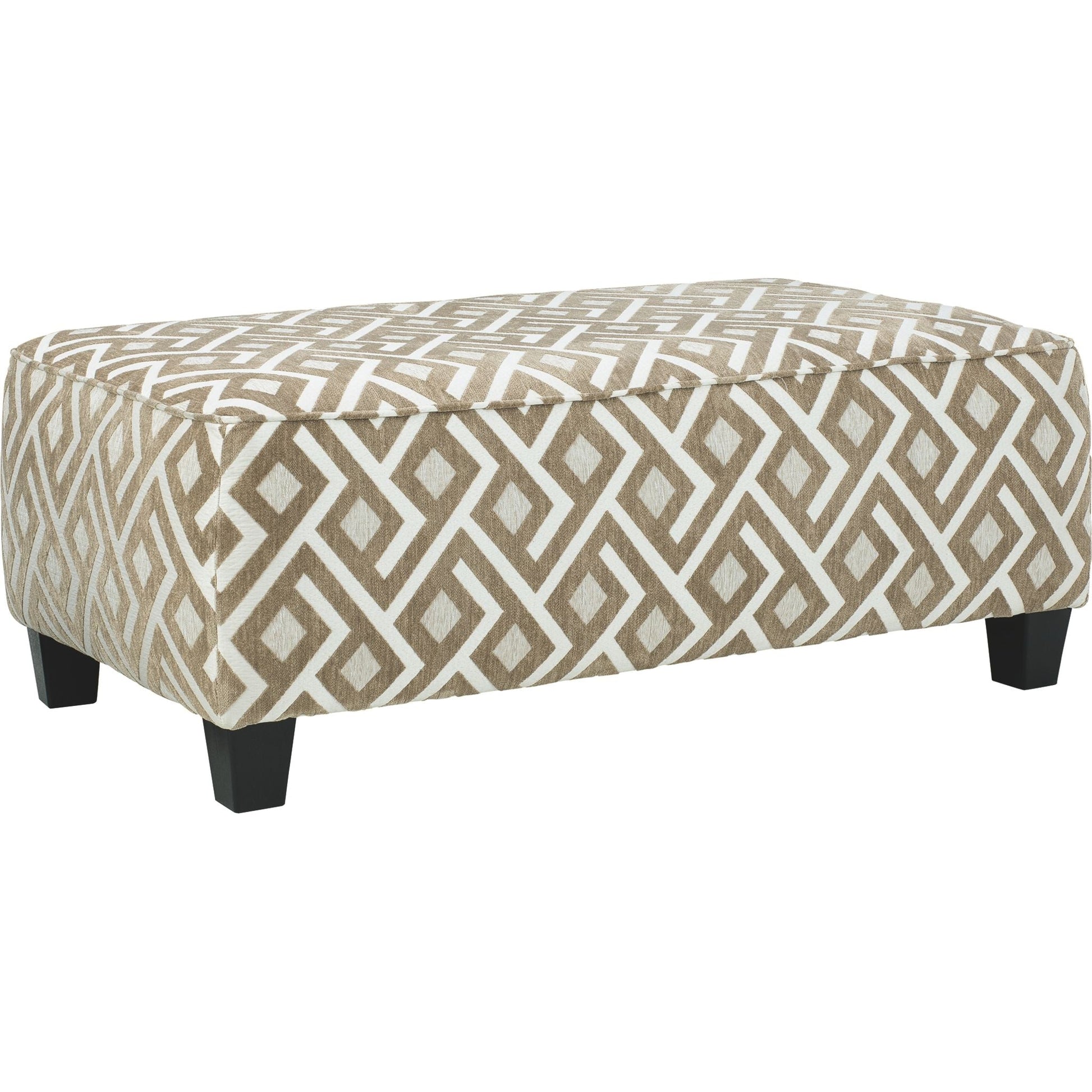 Dovemont Oversized Accent Ottoman - Putty