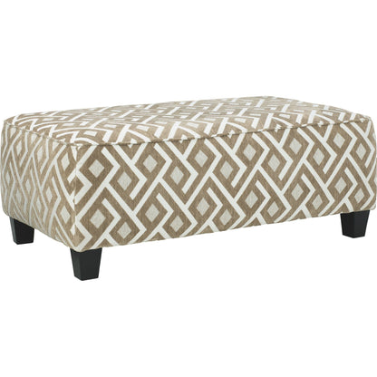 Dovemont Oversized Accent Ottoman - Putty