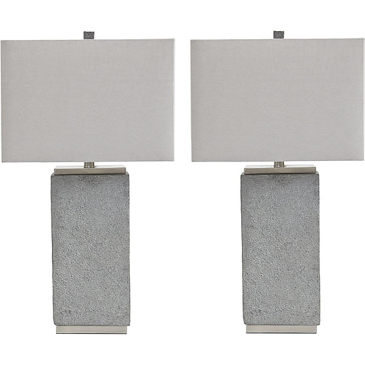 Amergin Table Lamp Pair - Gray 28.00"