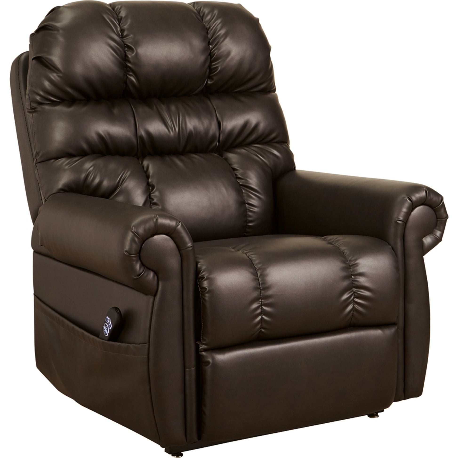 Mopton Power Lift Recliner - Chocolate