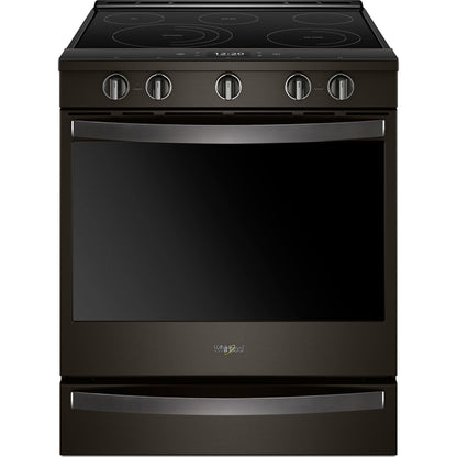 Whirlpool Front Control Range (YWEE750H0HV) - Black Stainless