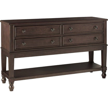 Hilmoore Server - Reddish Brown - (D677-60)