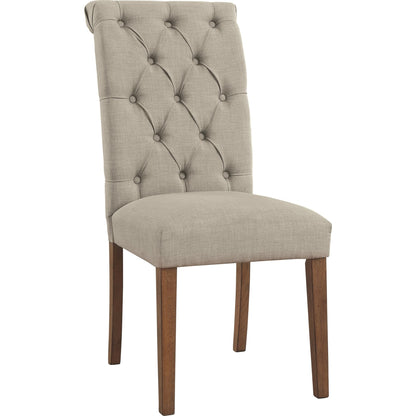 Harvina Upholstered Side Chair - Beige - (D324-03)