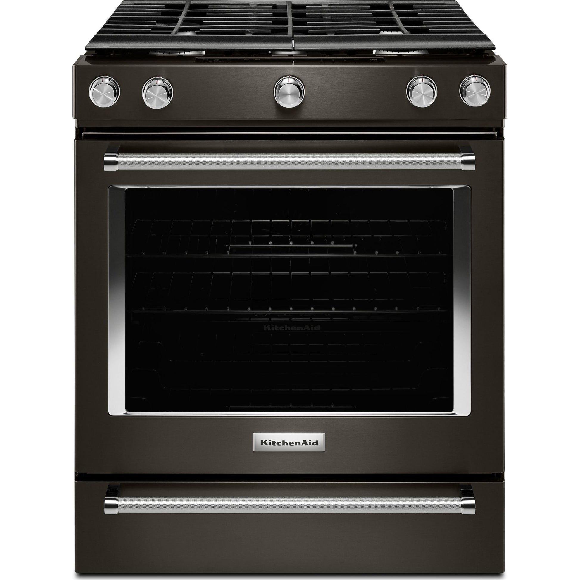 KitchenAid Gas Range (KSGG700EBS) - Black Stainless Steel