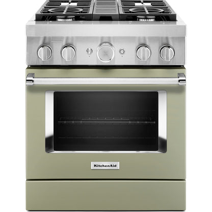 KitchenAid Dual Fuel Range (KFDC500JAV) - Avocado Cream