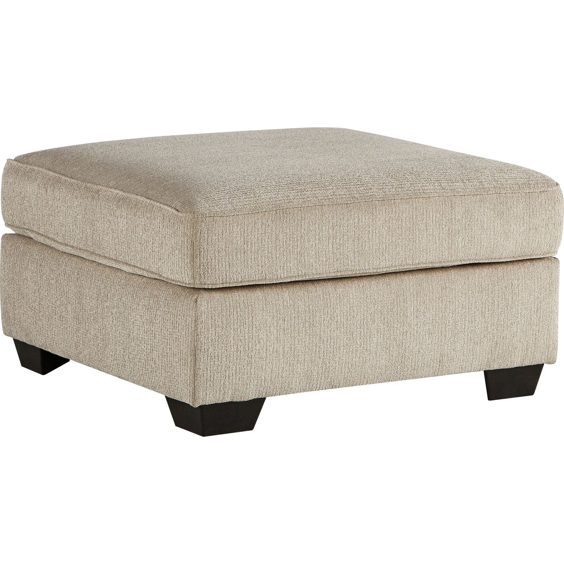 Decelle Oversized Accent Ottoman - Putty
