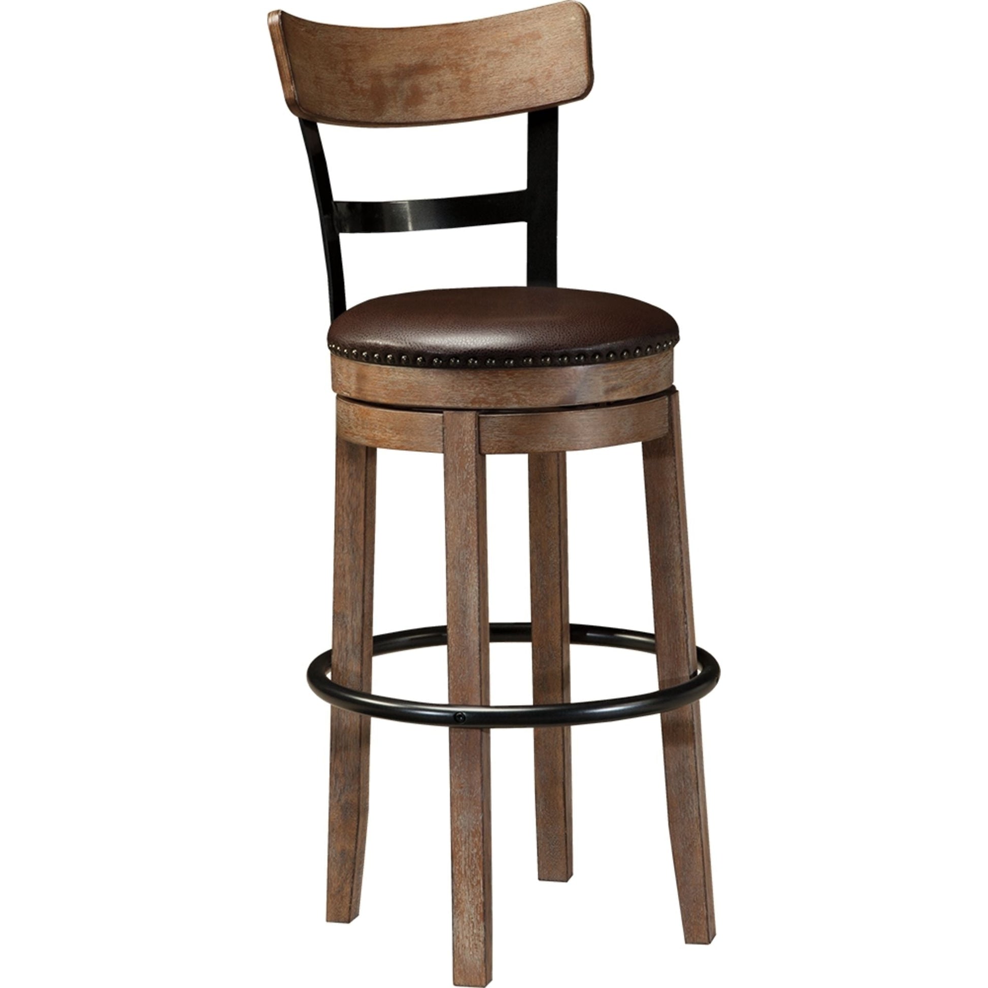 Pinnadel Bar Stool - Dark Brown - (D542-130)