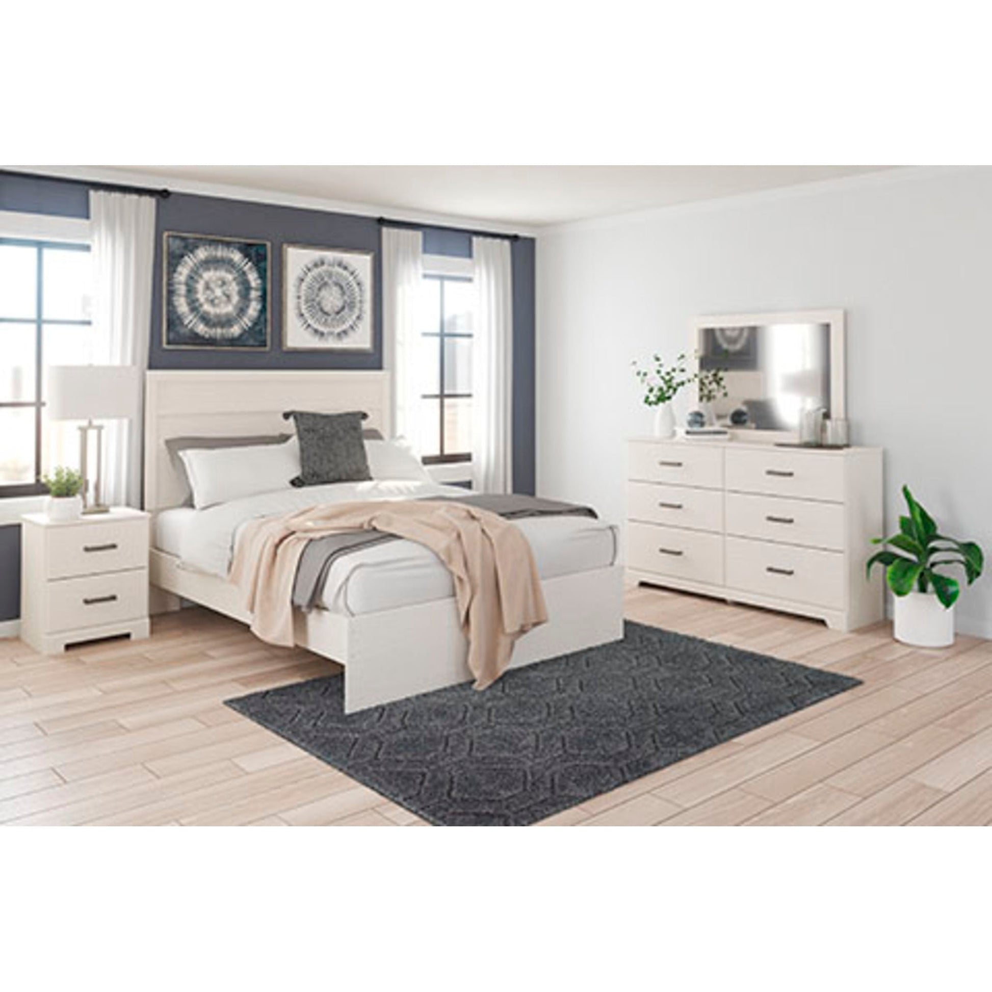 Stelsie 5 Piece Bedroom - Grey