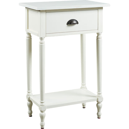Juinville Accent Table - White