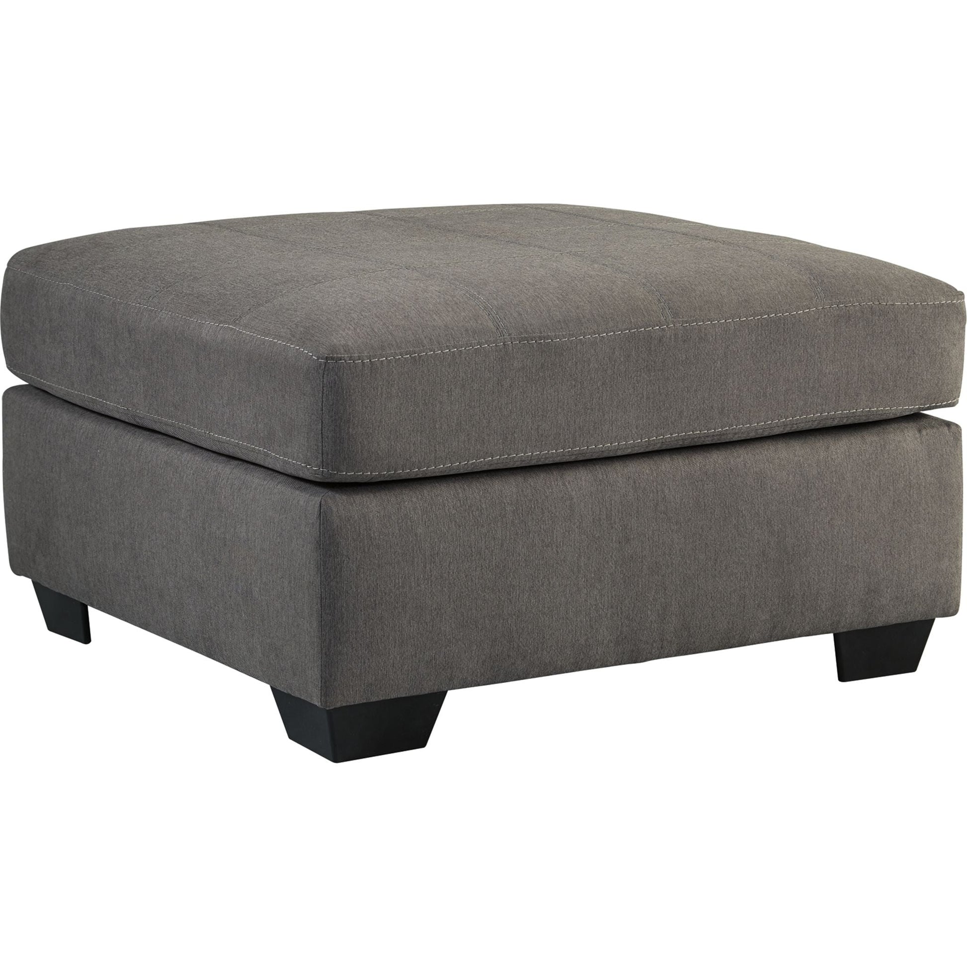 Jennifer Oversized Accent Ottoman - Charcoal