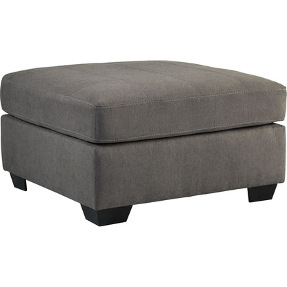 Jennifer Oversized Accent Ottoman - Charcoal