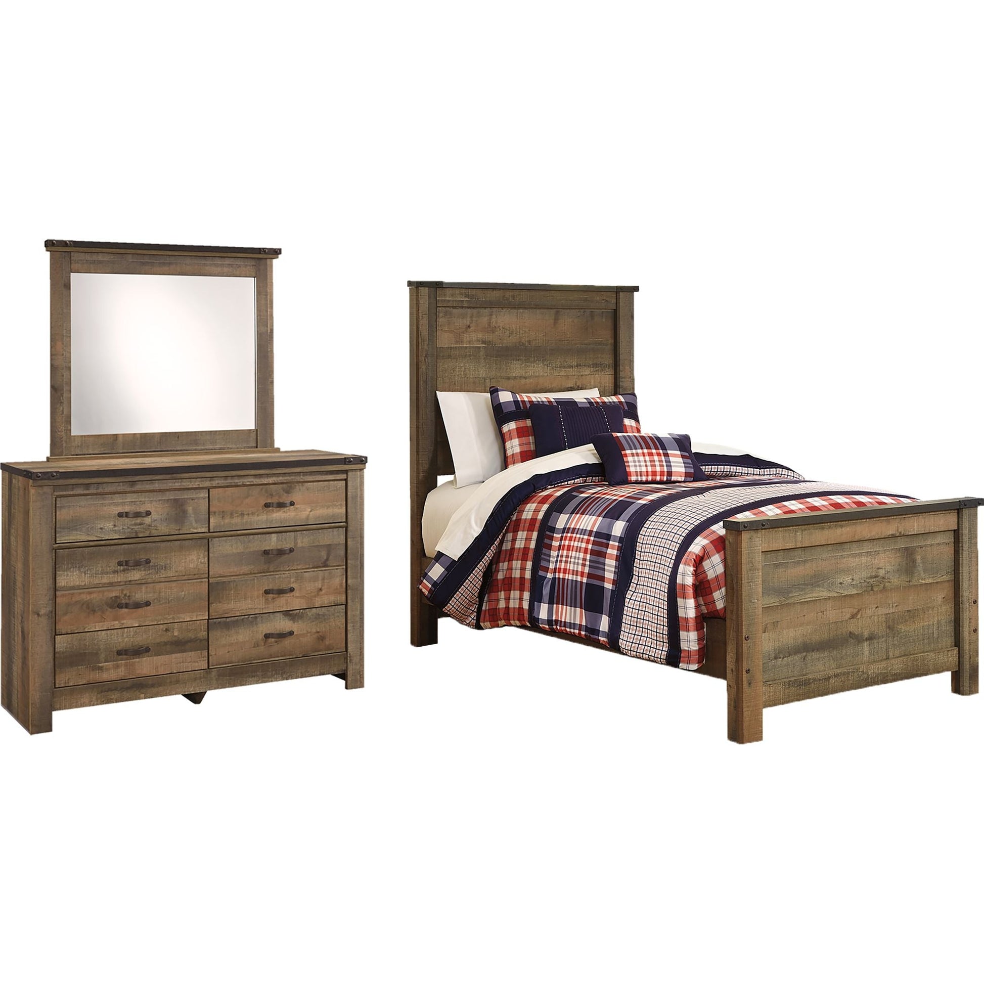 Trinell 5 Piece Bedroom - Brown