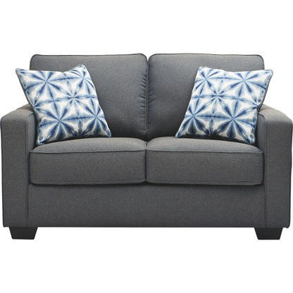 Kiessel Loveseat - Steel