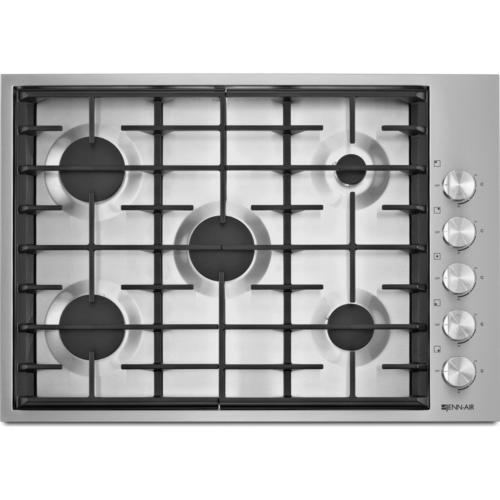 JennAir 30" Gas Cooktop (JGC7530BS) - Stainless Steel
