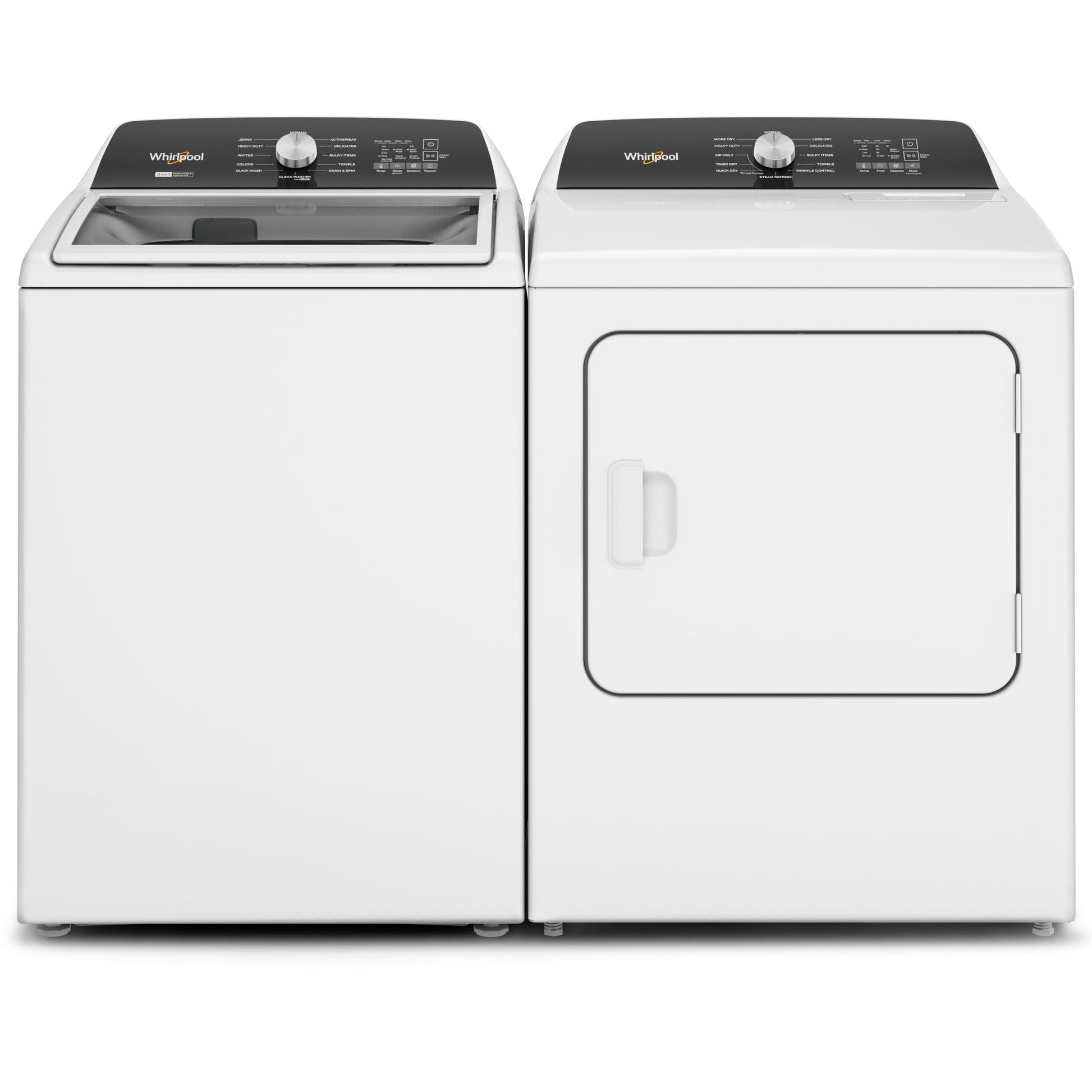 Whirlpool Top Load Pair (1554146K) - White