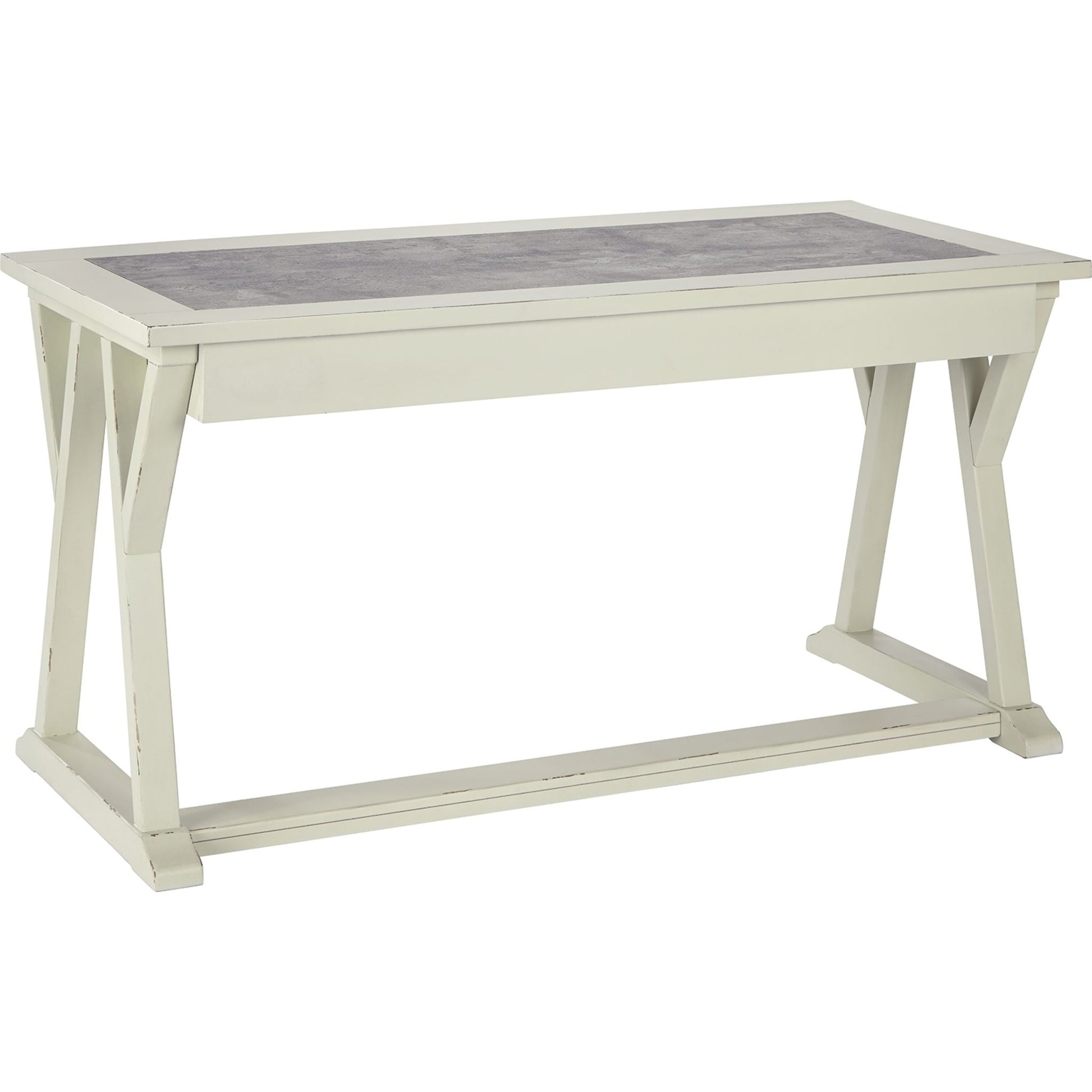 Jonileene Desk - White/Gray