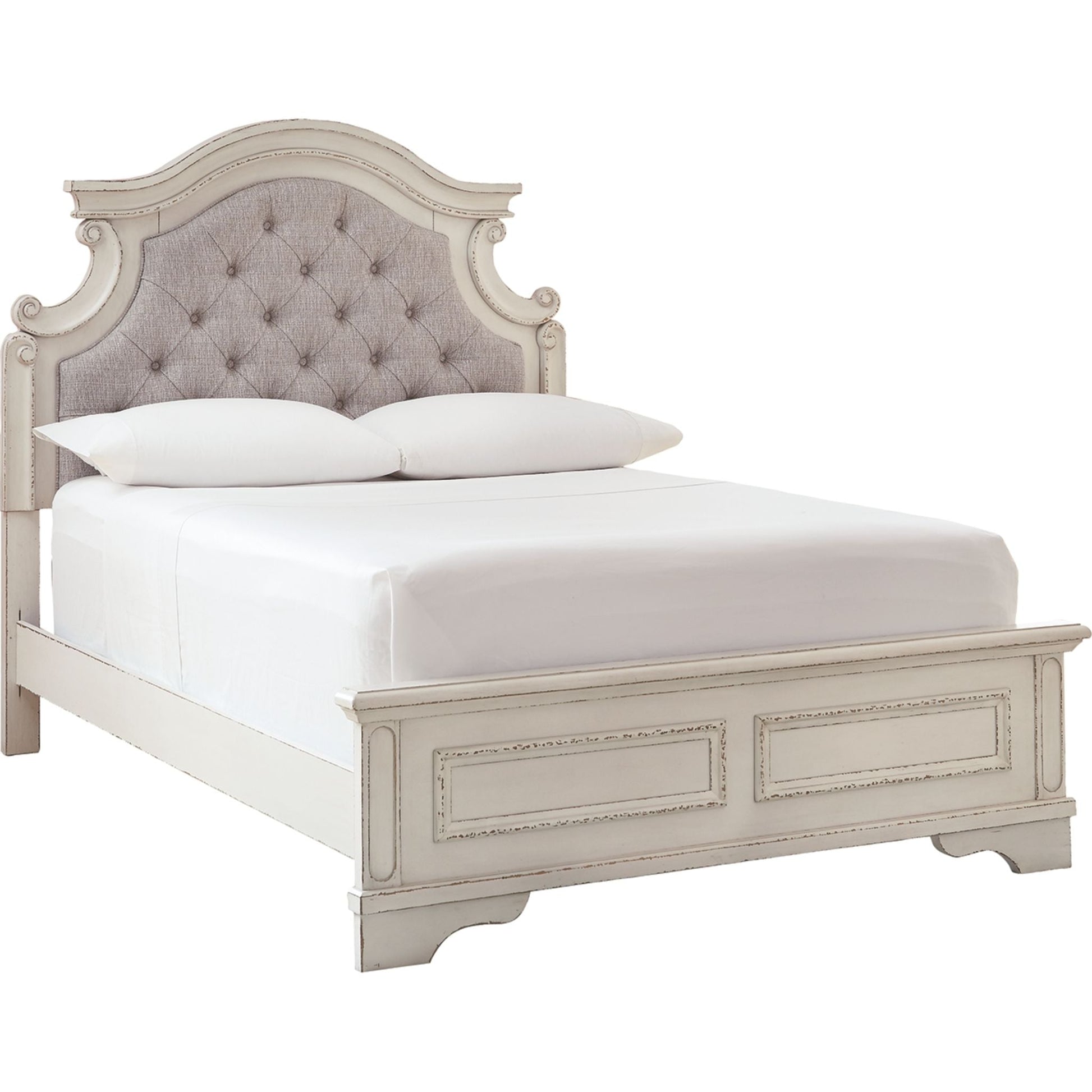 Realyn 3 Piece Full Bed - Chipped White
