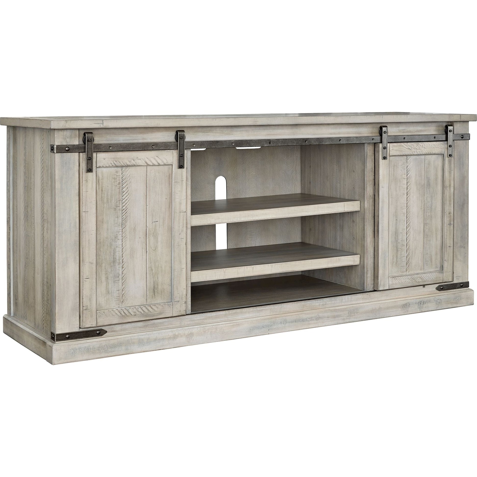 Carynhurst Extra Large TV Stand - Whitewash