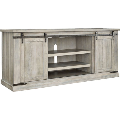 Carynhurst Extra Large TV Stand - Whitewash