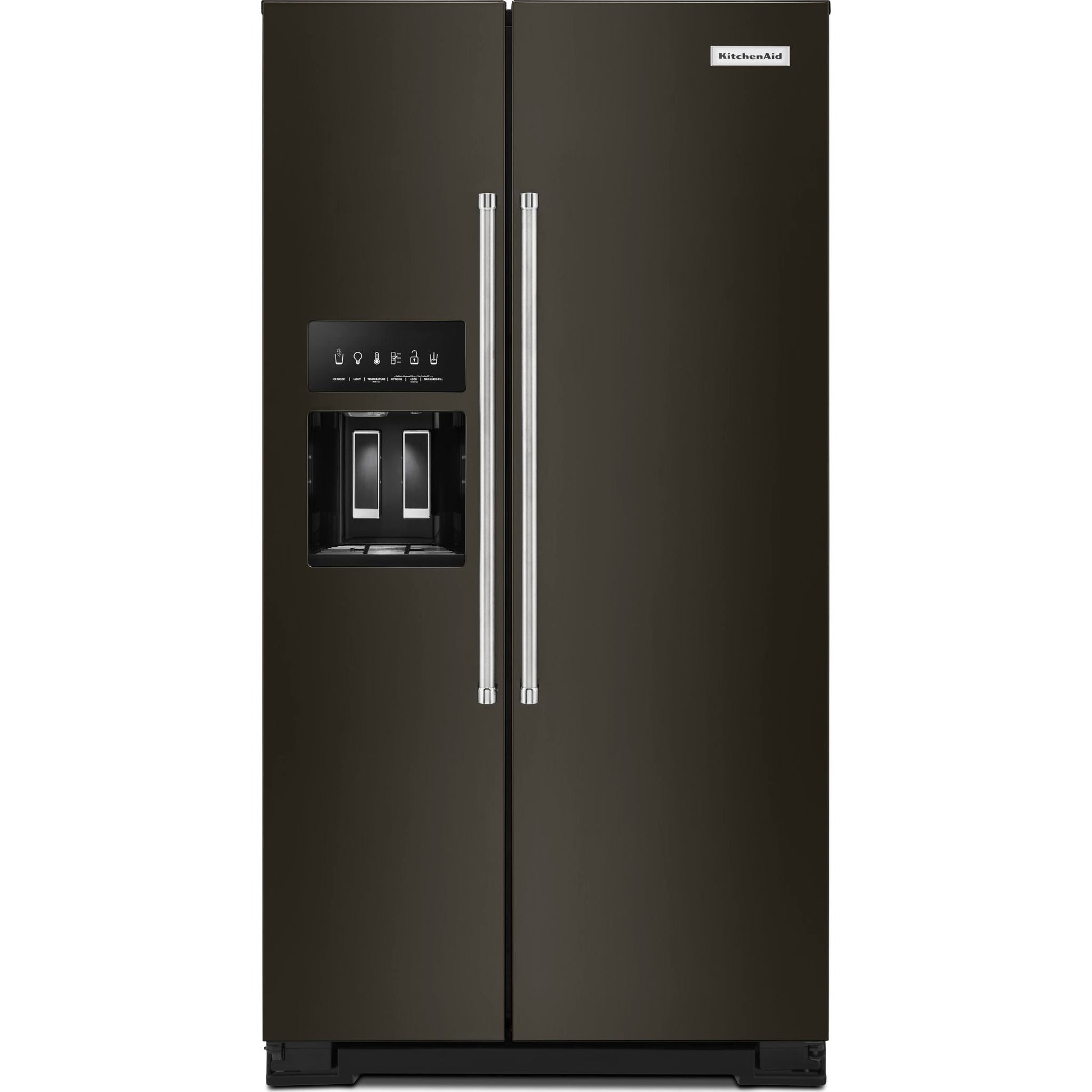 KitchenAid Side x Side Fridge (KRSF705HBS) - Black Stainless