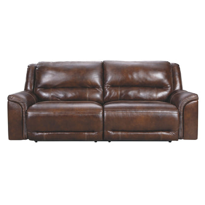 Catanzaro Power Reclining Sofa - Mahogany