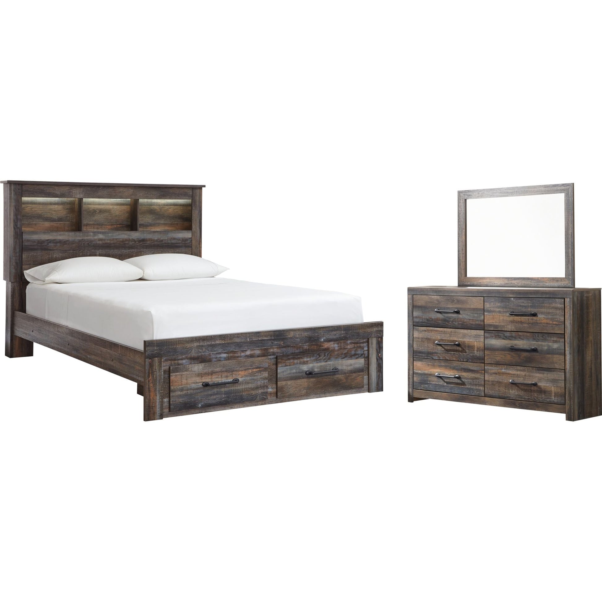Drystan 5 Piece Queen Bedroom - Multi