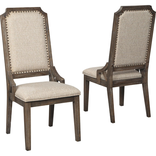 Wyndahl Side Chair - Rustic Brown - (D813-02)