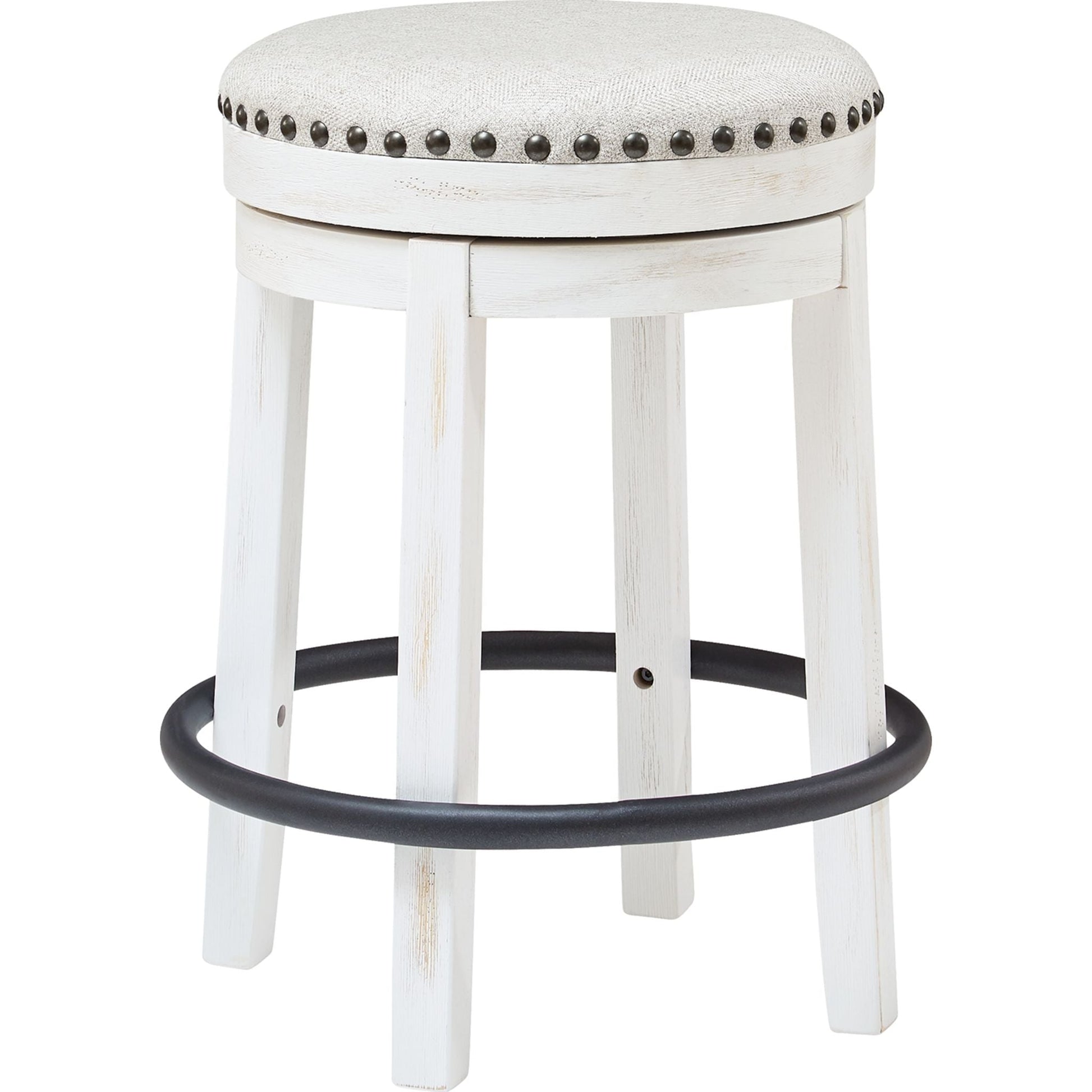 Valebeck Bar Stool - White/Black - (D546-324)