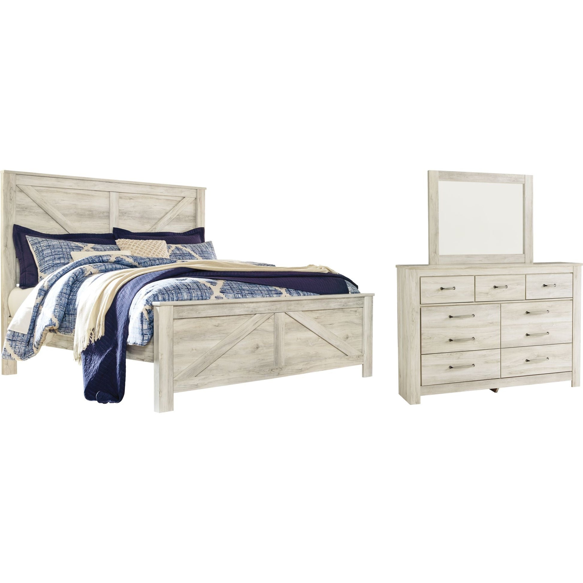 Bellaby 5 Piece Bedroom Package - Whitewash