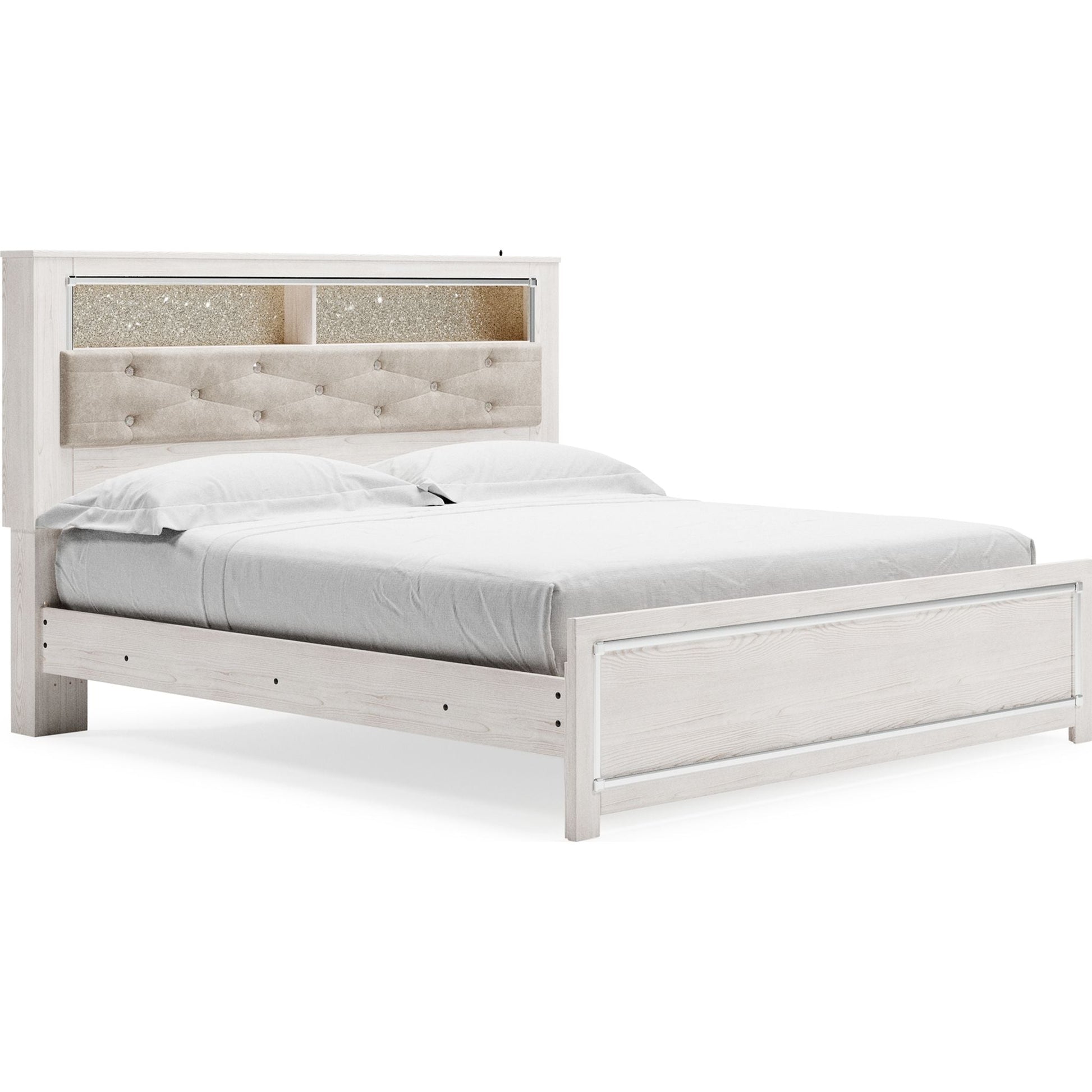 Oliah 3 Piece King Bed - White