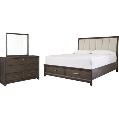 Barrington Heights 5 Piece Bedroom Package - Brown