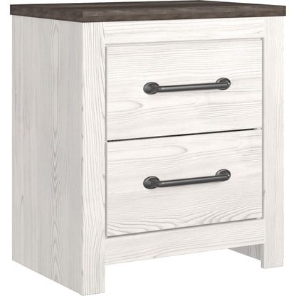 Gerridan Nightstand - White/Gray