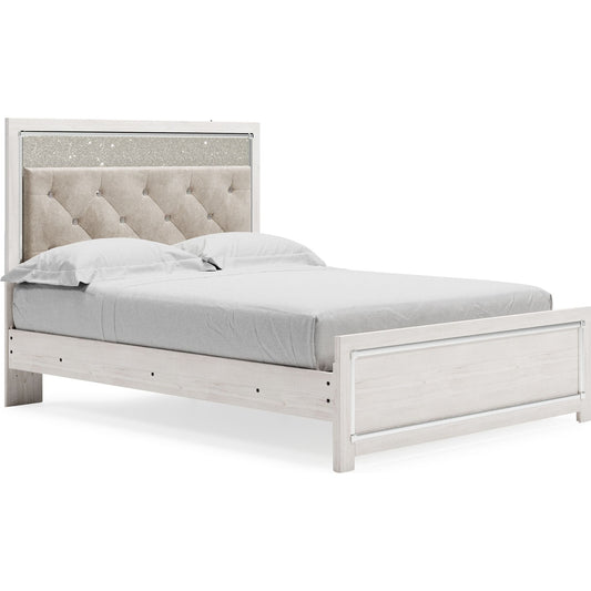 Altyra 3 Piece Panel Bed - White