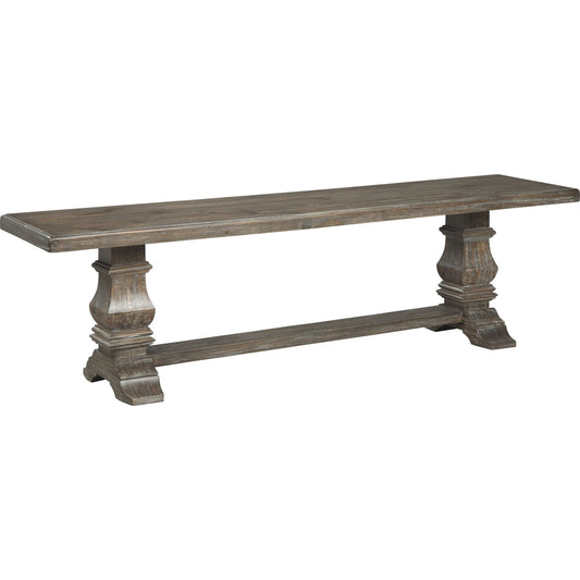 Wyndahl Bench - Rustic Brown - (D813-00)