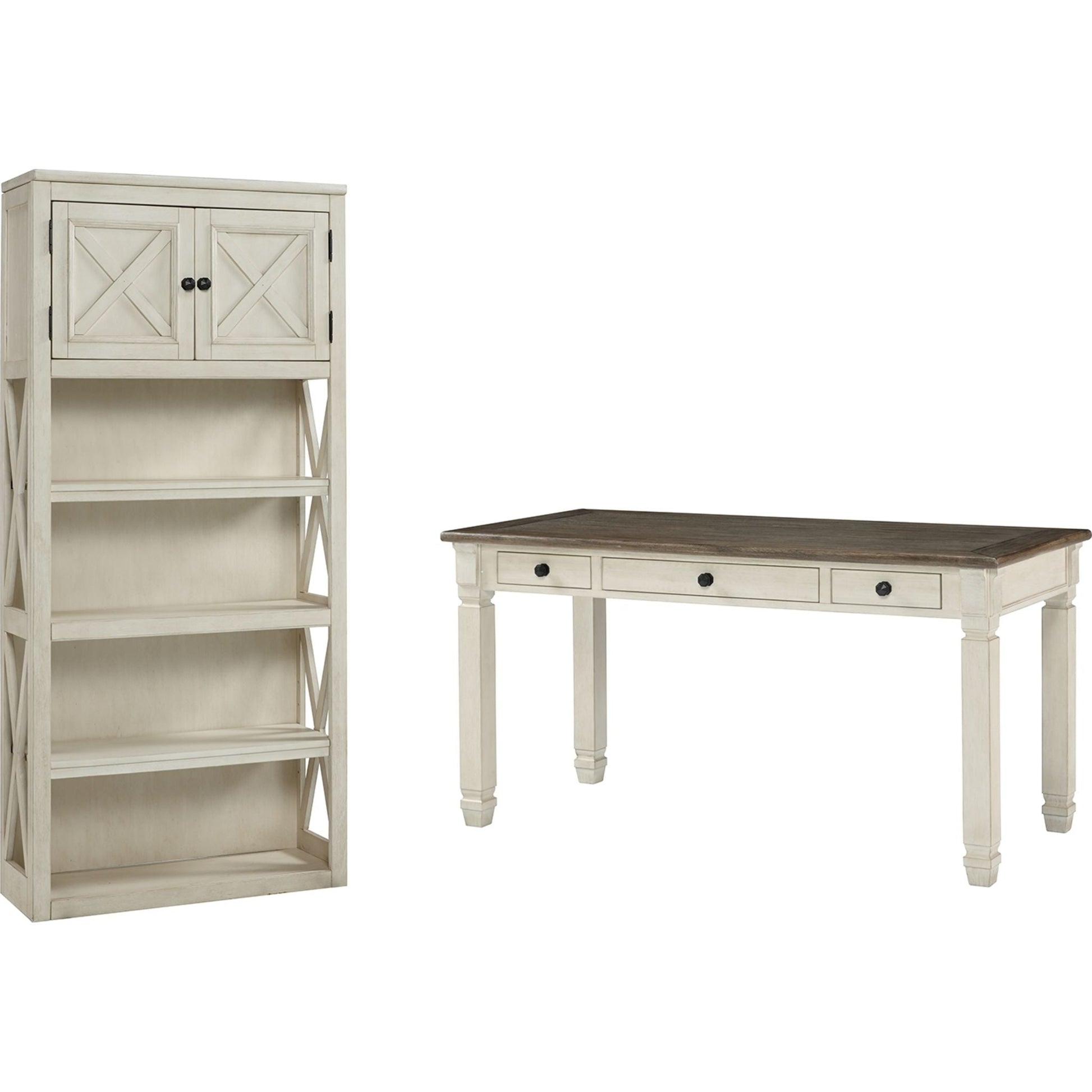 Bolanburg 2 Piece Home Office Package - Two-tone