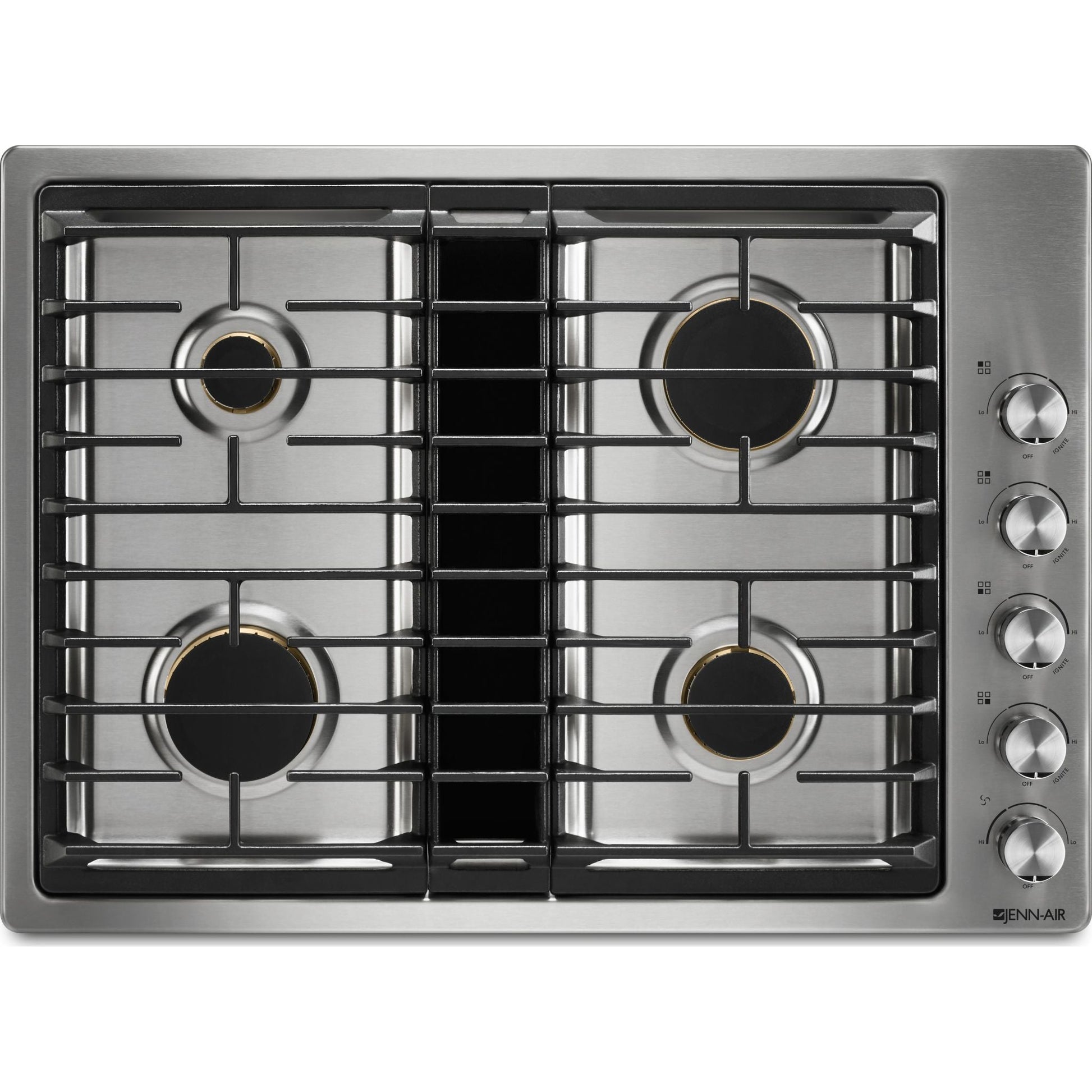 JennAir 30" Gas Cooktop (JGD3430GS) - Stainless Steel