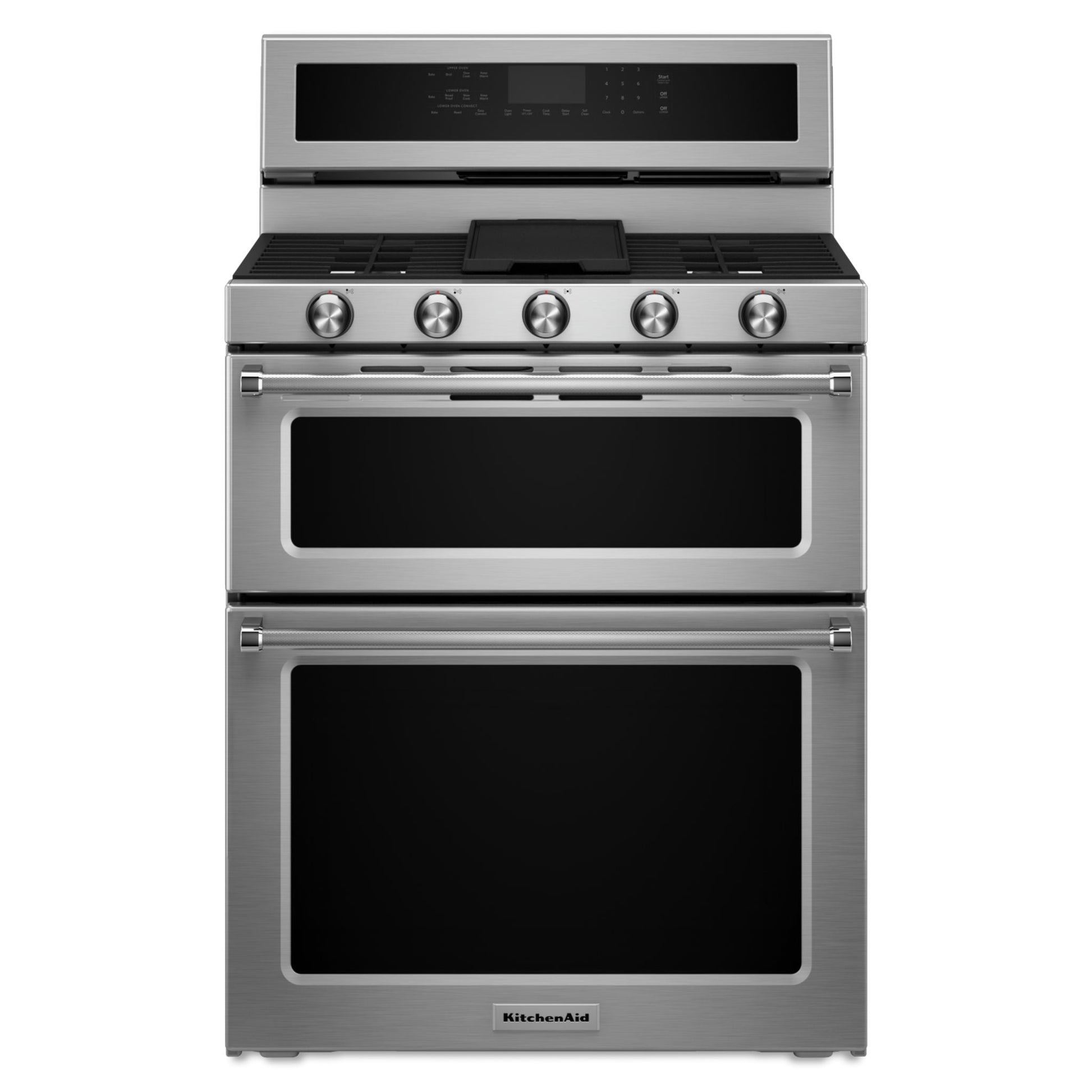 KitchenAid Double Oven Range (KFGD500ESS) - Stainless Steel