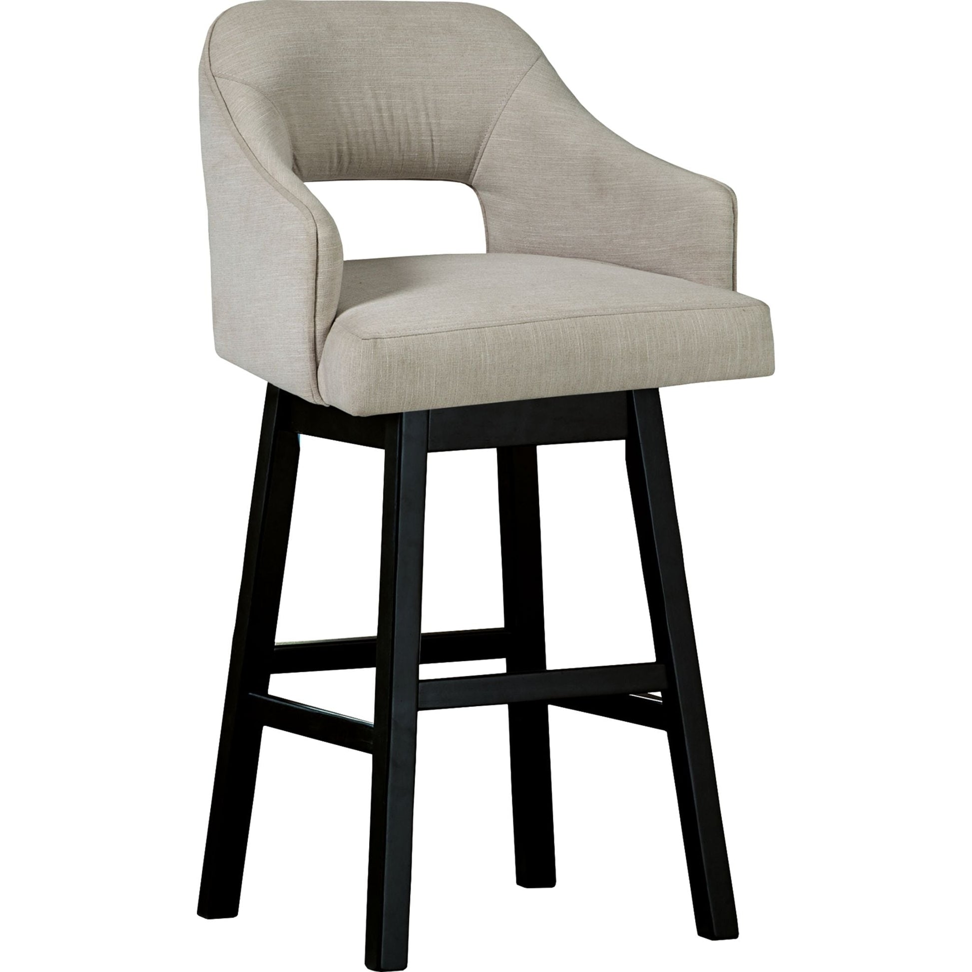 Tallenger Bar Stool - White/Dark Brown - (D380-730)