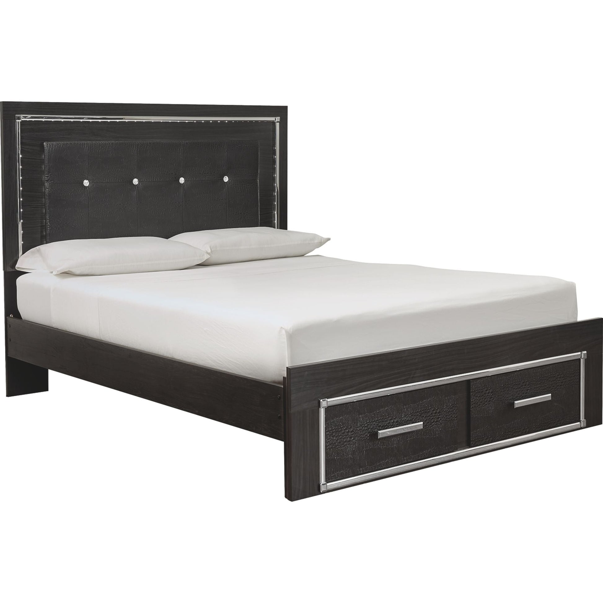 Kaydell 3 Piece Queen Bed - Black