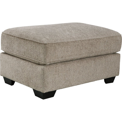 Pantomine Oversized Accent Ottoman - Driftwood