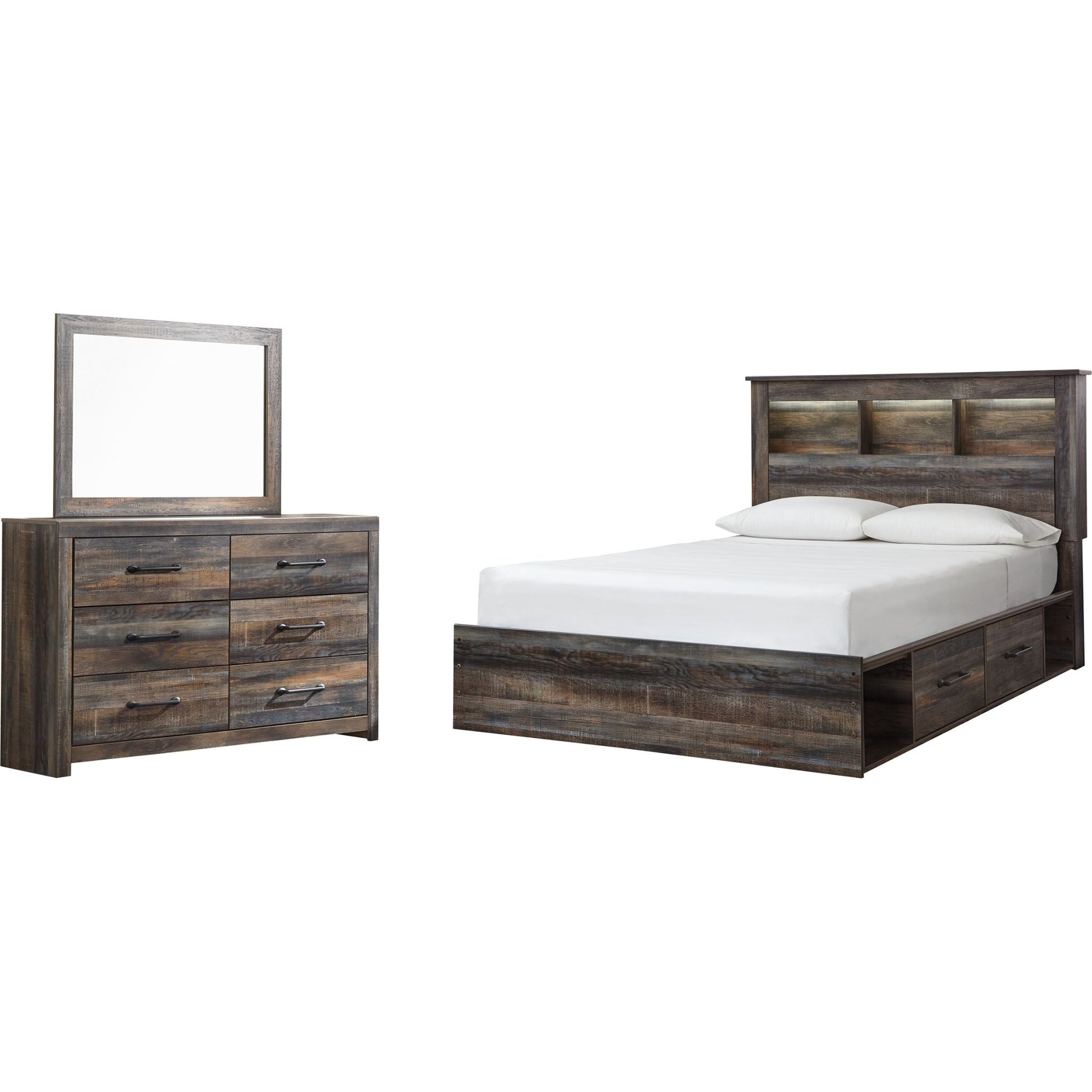 Drystan 5 Piece Queen Bedroom - Multi