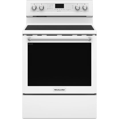 KitchenAid True Convection Range (YKFEG500EWH) - White