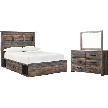 Drystan 5 Piece Full Bedroom - Multi