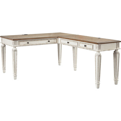 Realyn 2 Piece Home Office Package - Two-tone