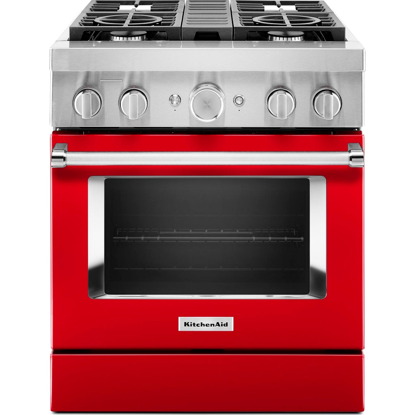 KitchenAid Dual Fuel Range (KFDC500JPA) - Passion Red