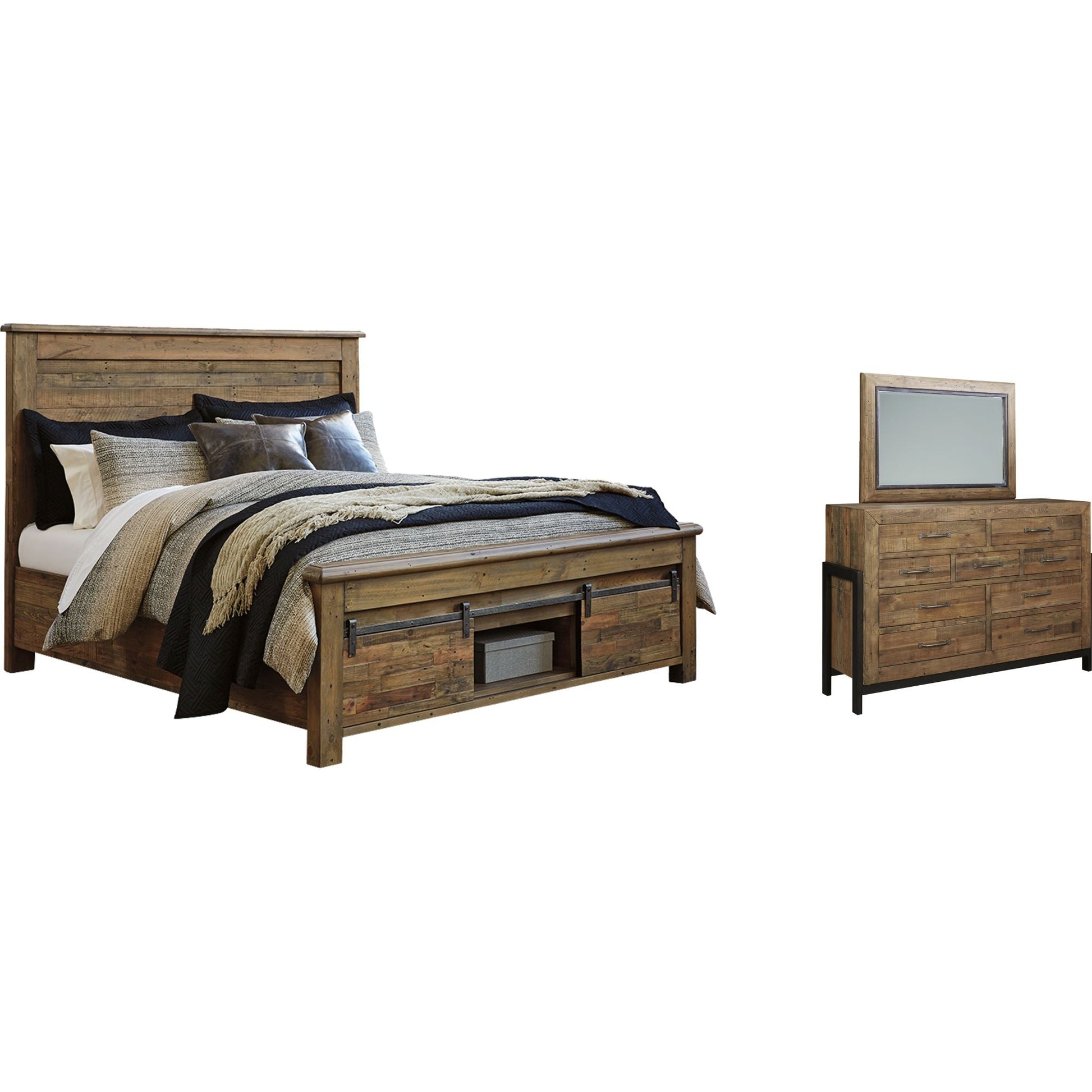 Sommerford 5 Piece Bedroom Package - Brown
