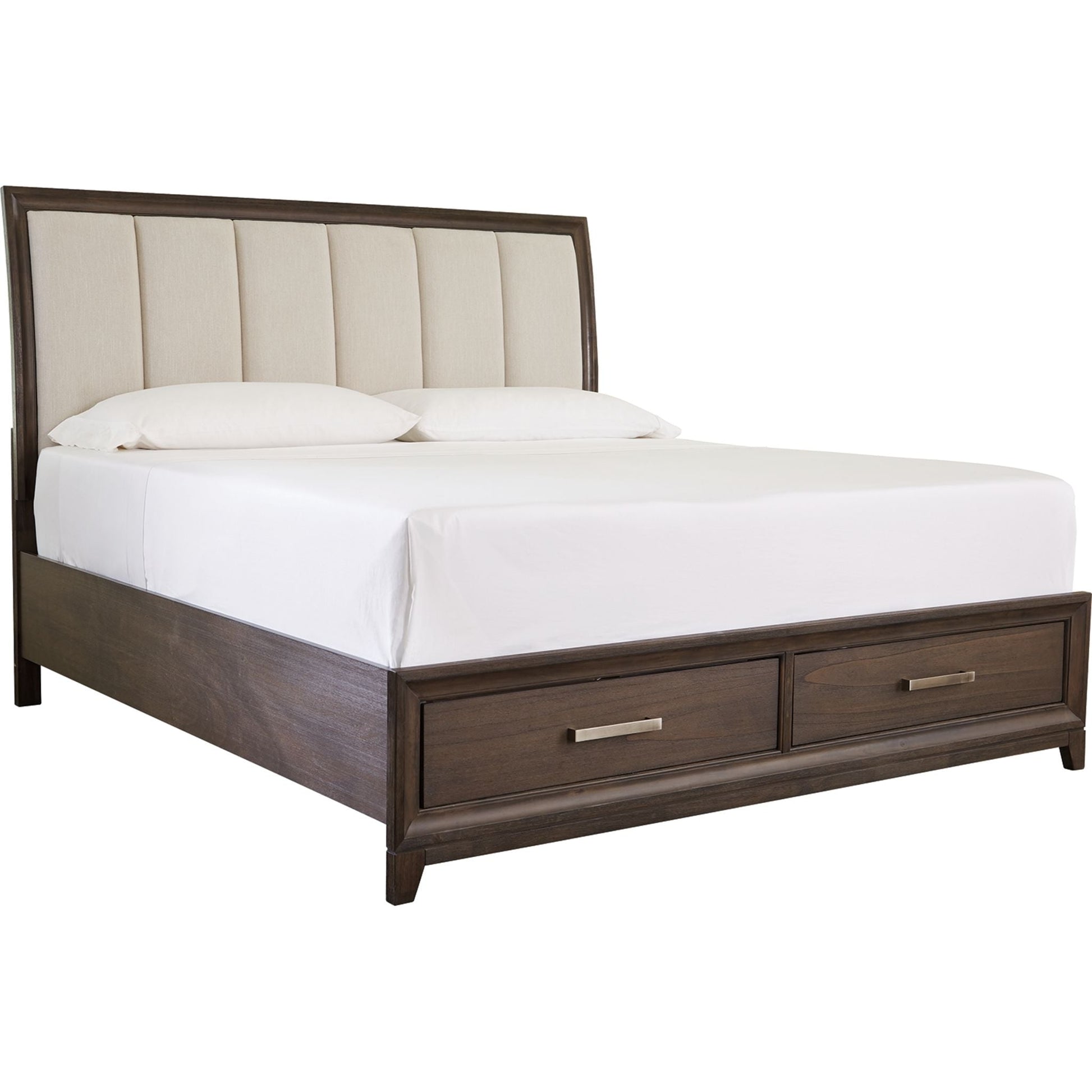 Barrington Heights 3 Piece King Storage Bed - Gray