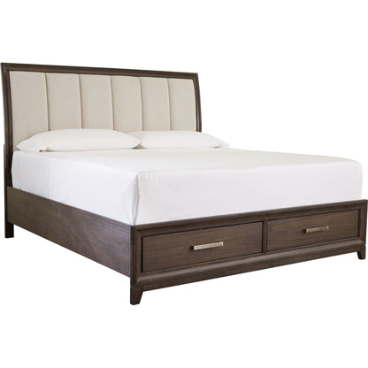 Barrington Heights 3 Piece King Storage Bed - Gray